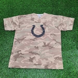 Vintage 90s Dessert Camo Shirt XL 23x28 Indianapolis-Colts